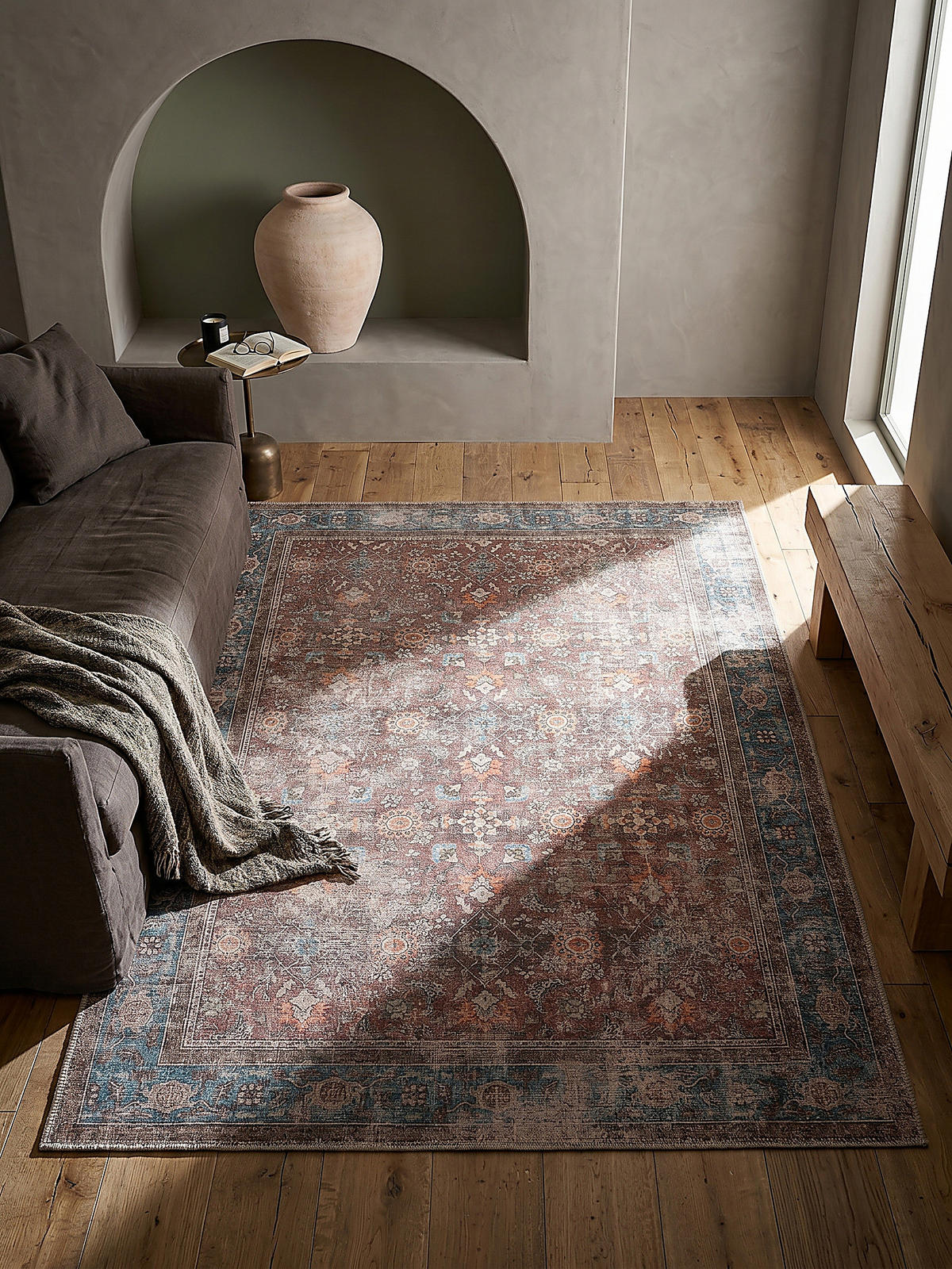 TEPPICH HURST 152/230 cm - Rot, Textil (230/152cm) - KADIMA DESIGN