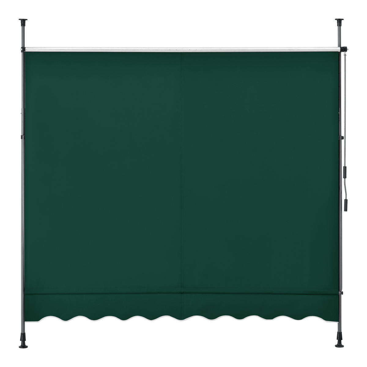 KLEMMMARKISE Stem - Dunkelgrün, Textil/Metall (400/309/120cm) - pro.tec