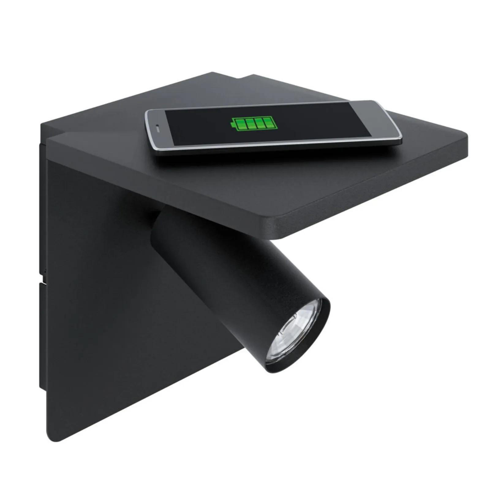 WANDLEUCHTE CIGLIE Schwarz - Schwarz, Metall (21/21/18cm) - Eglo
