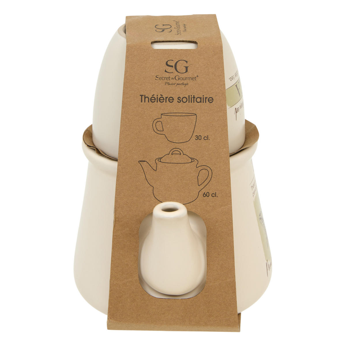 TEEKANNE keramisch Wellness Weiß 600 ml 20/12,5/17,5 cm - Weiß, Keramik (0.6L) - Secret de Gourmet