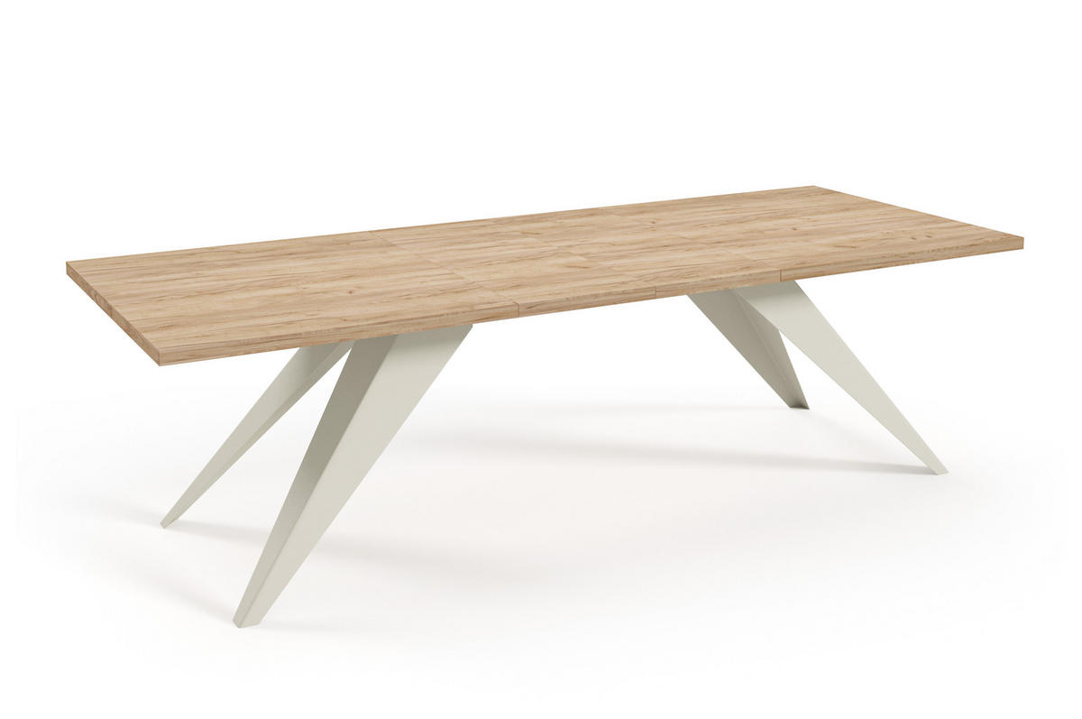 ESSTISCHE SENTO - Honigeiche/Kaschmir, Holzwerkstoff (80/140/76cm) - Meblini