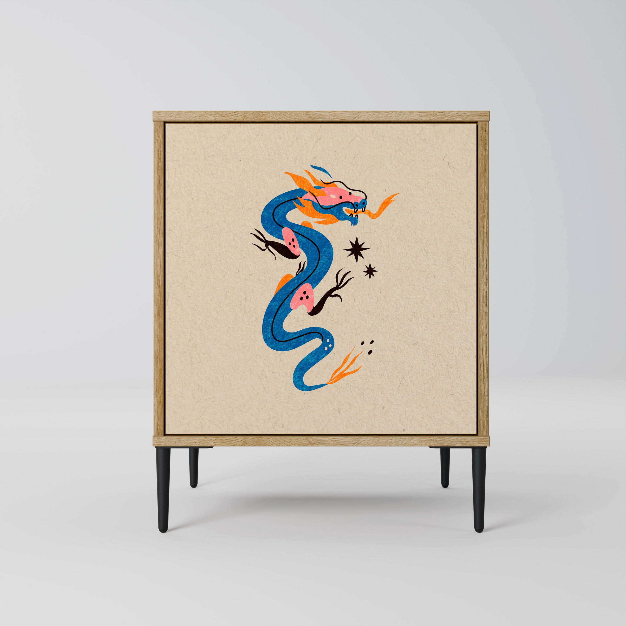 SpaceRebels Sideboard Eiche 57.5x72.5x42 cm