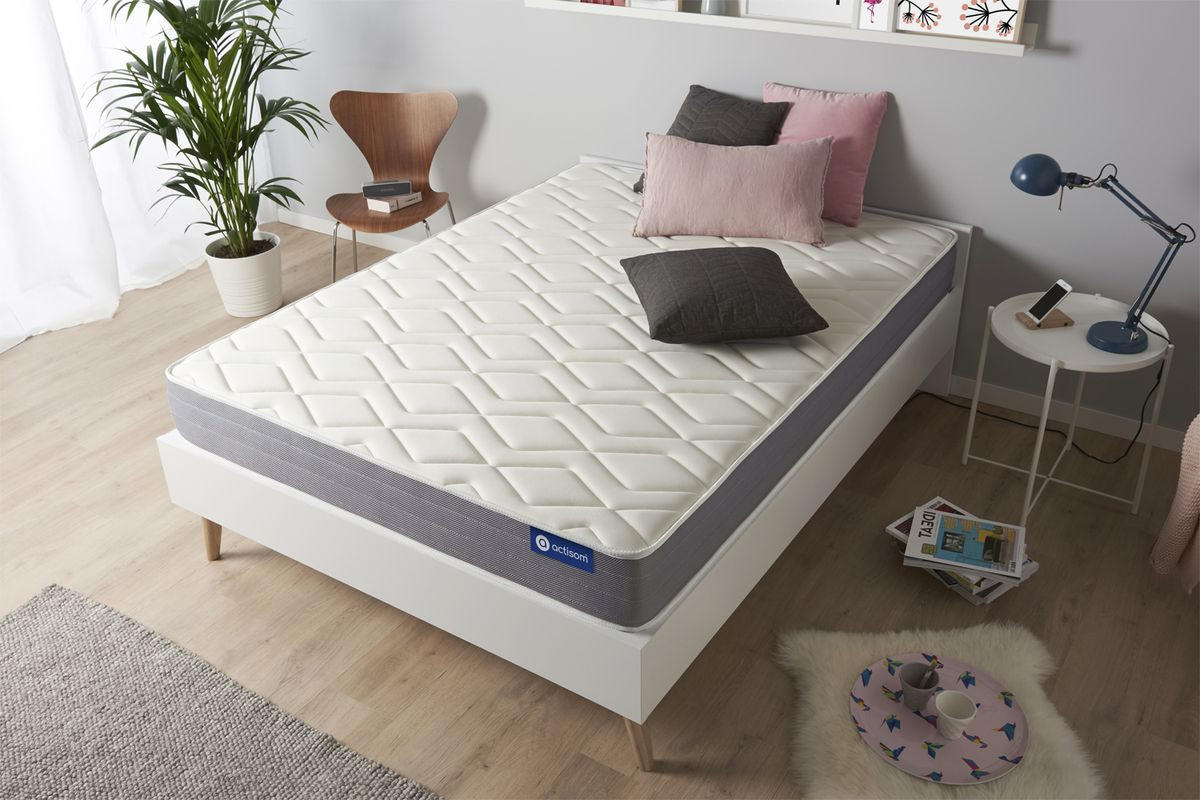 MATRATZE Actimemo dream Memory-Schaum 130 x 190 cm h2 - Weiß, Textil (130/190cm) - ACTISOM