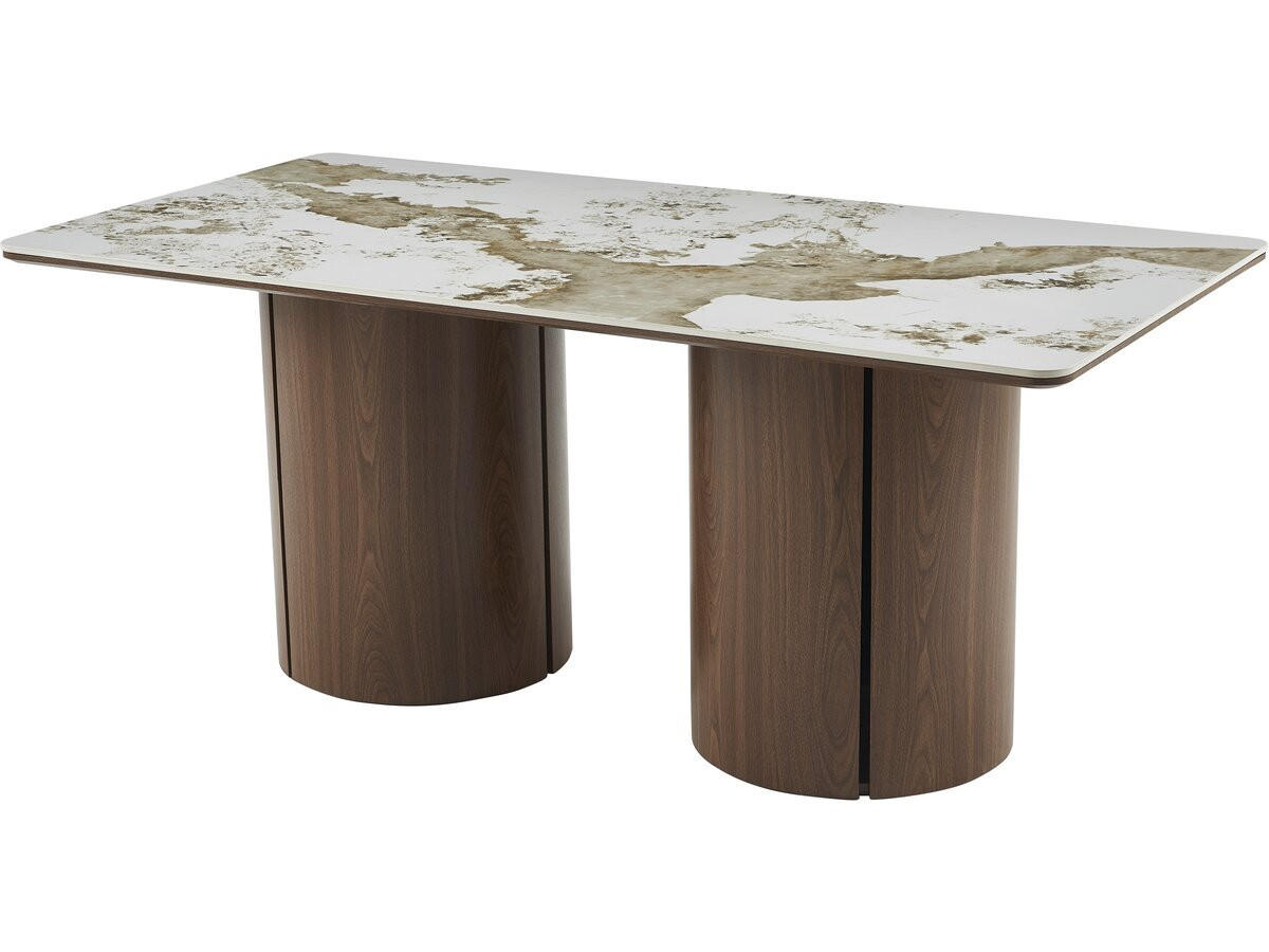 ESSTISCH milano Braun - Braun, Keramik (180/90/75cm) - Habitat Garten