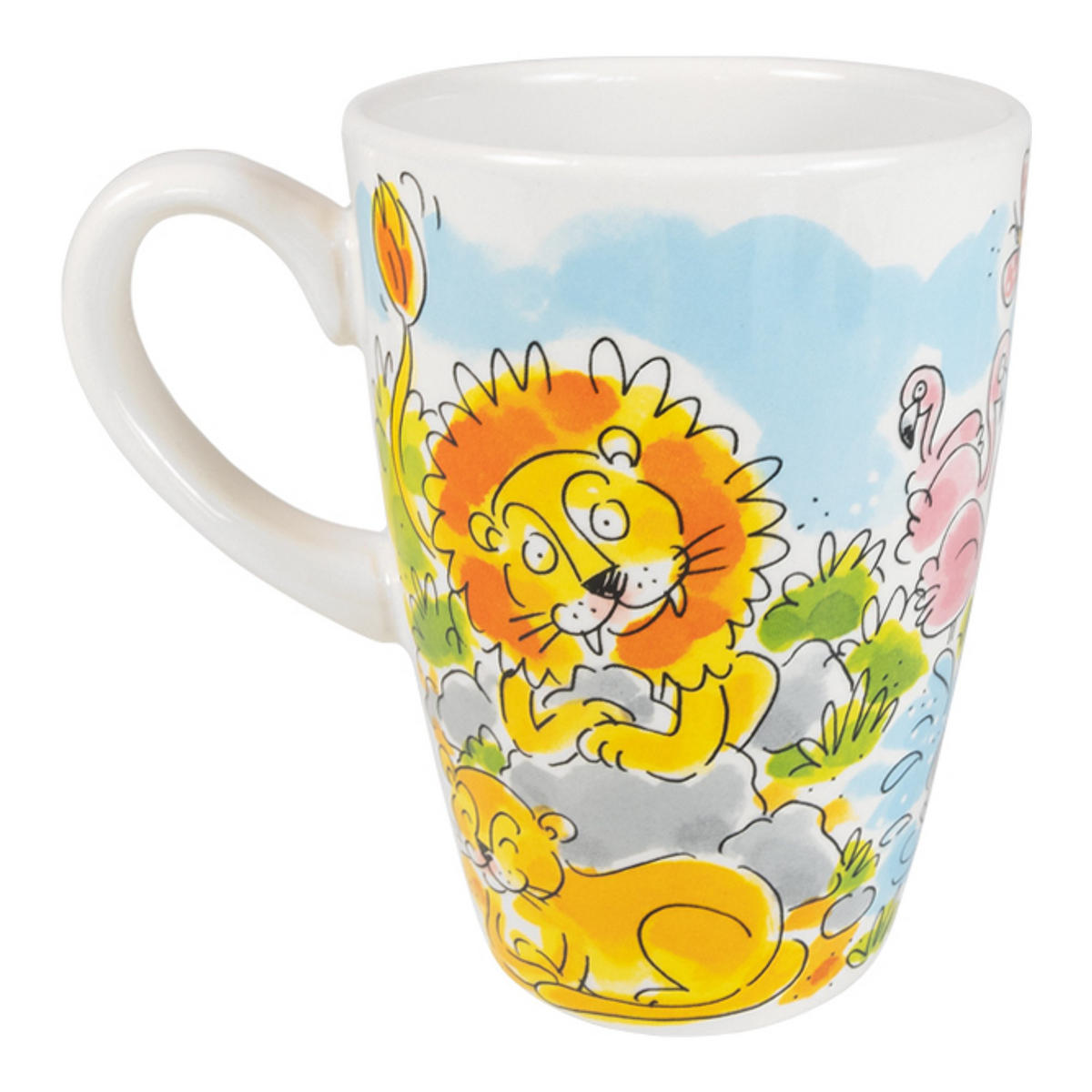 XL-BECHER Beekse Bergen Wasser in Bunt - 500 ml - Multicolor, Keramik (0.5L) - Blond Amsterdam