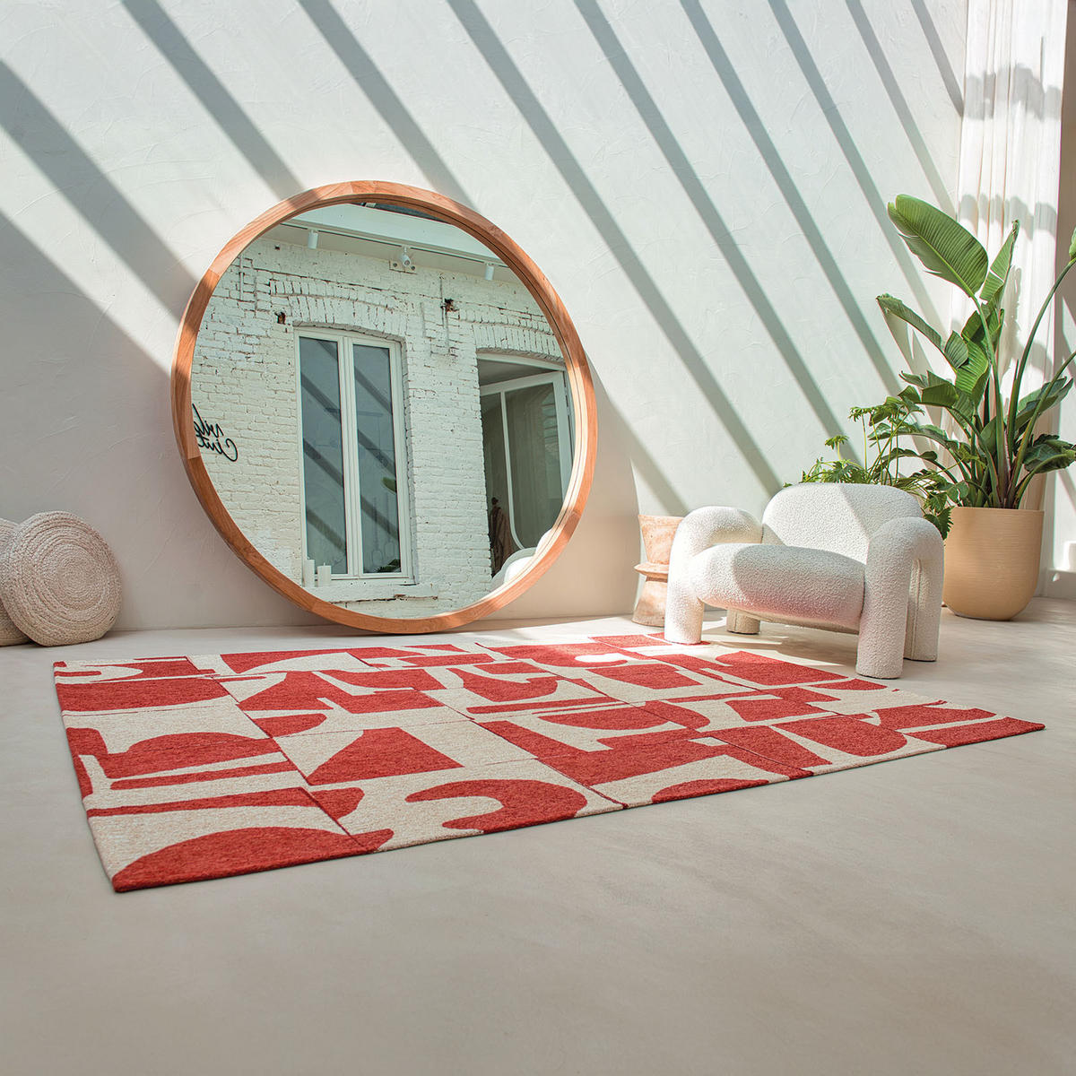 TEPPICH In-/Outdoor Flachgewebe STALE Rot 240 x 340 cm - Rot, Textil (240/340cm) - Novatrend