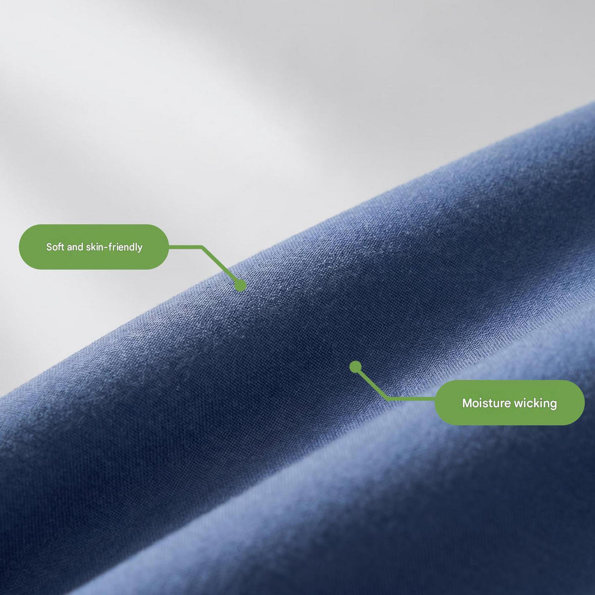 SPANNBETTLAKEN-160*200CM-BLAU - Blau, Textil (160/200cm)