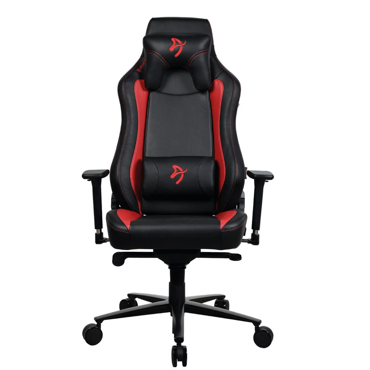 GAMINGSTUHL Vernazza SoftPU™ Schwarz/Rot - Rot/Schwarz, Kunststoff/Metall (68/135/50cm) - Arozzi