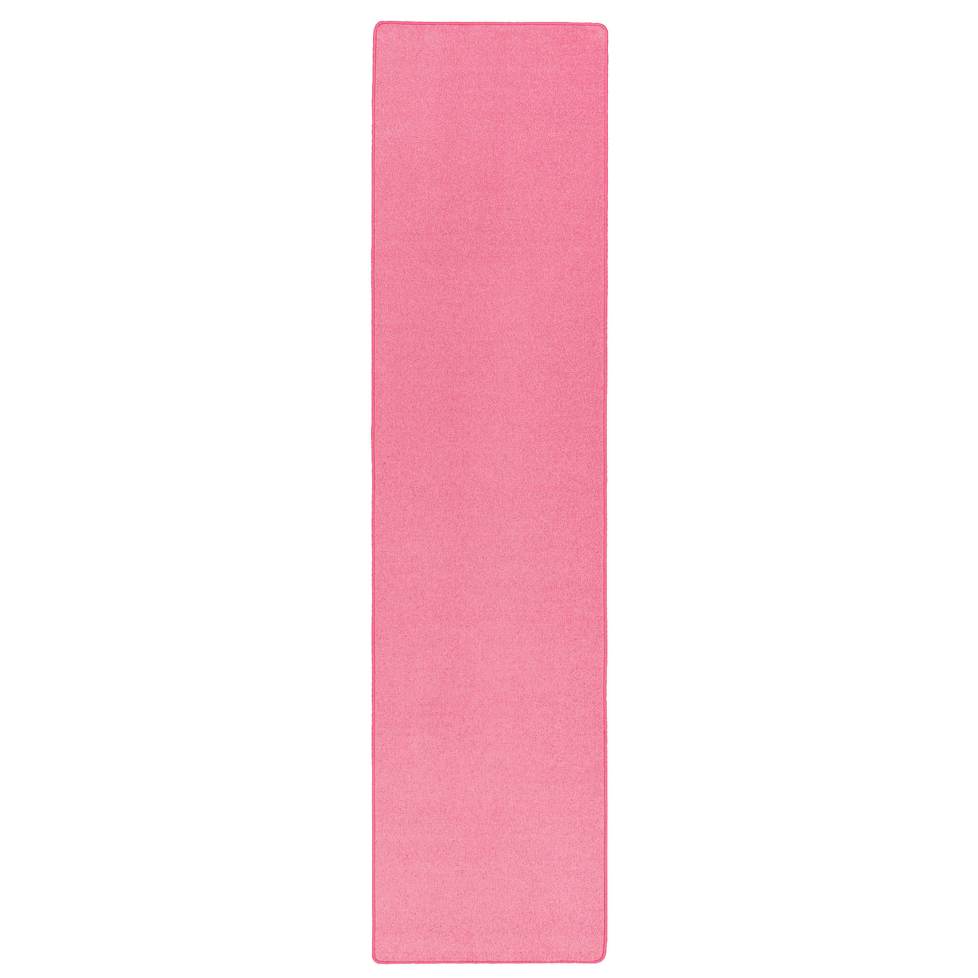 TREND VELOURS LÄUFER TEPPICH JOY - Rosa, Textil (80/160cm) - Snapstyle