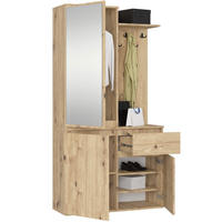ŠATNÍK dub Artisan 95/183/35 - dub artisan, kompozitní dřevo (95/183/35cm) - RAUMHIRSCH FURNITURE