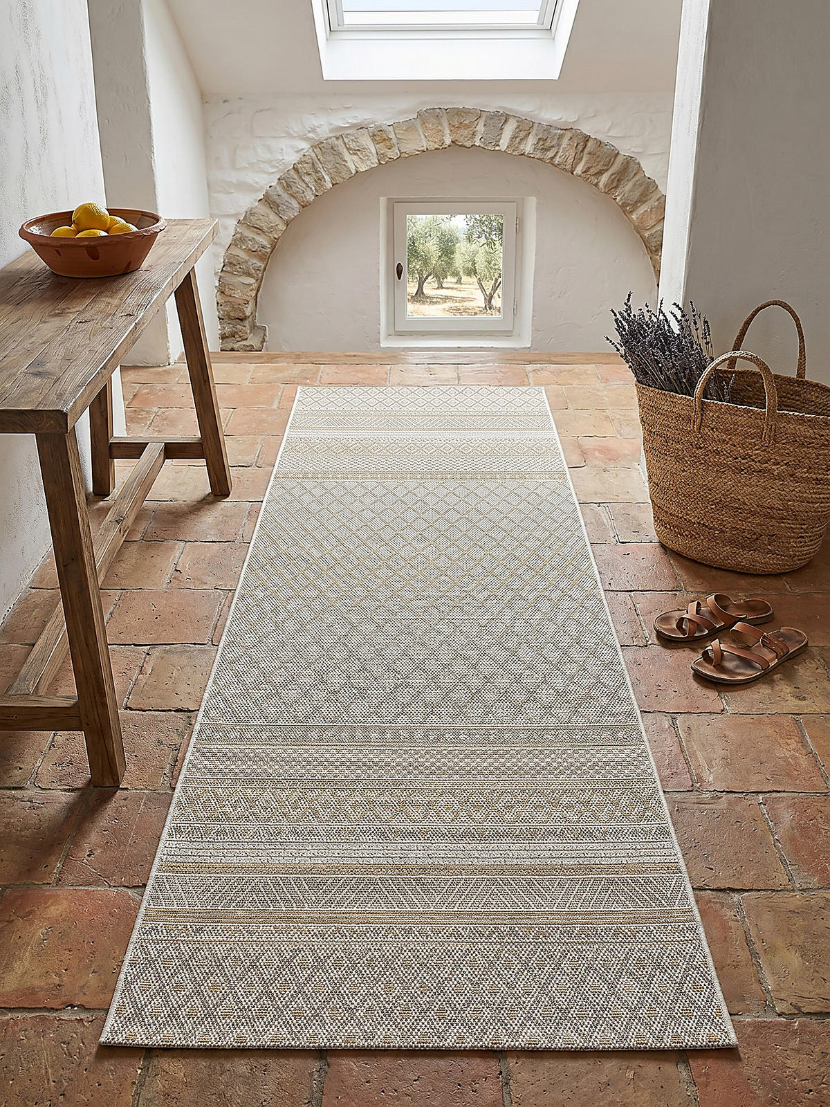 TEPPICHLÄUFER Berber ESERA Polypropylen Beige 80 x 150 cm - Beige, Textil (80/150cm) - KADIMA DESIGN