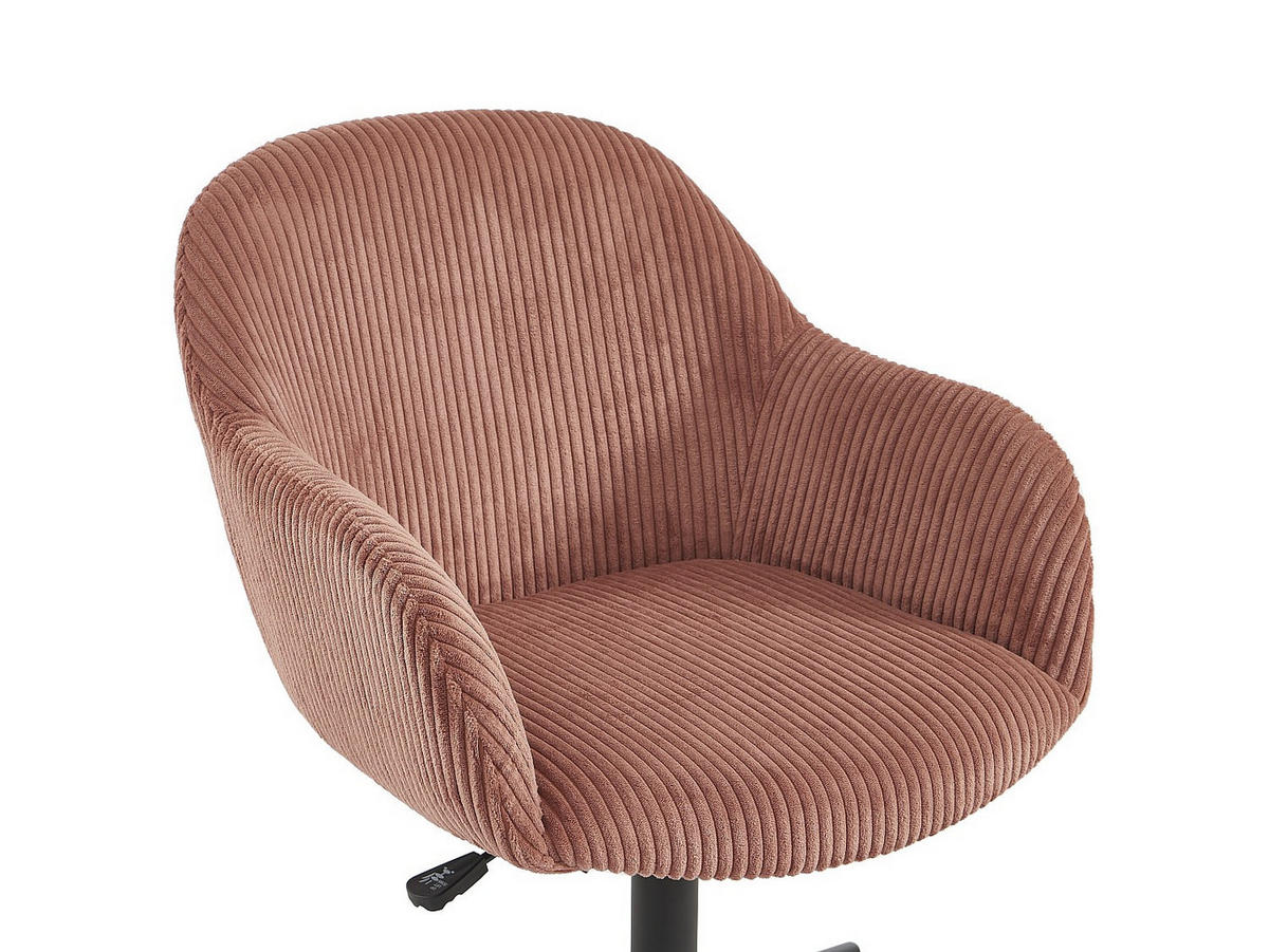 BÜROSTUHL ohne Armlehnen - 58 cm x 64 cm - stoff - rosa Marenzia - Pink, Textil (58/87/64cm) - Vente-Unique