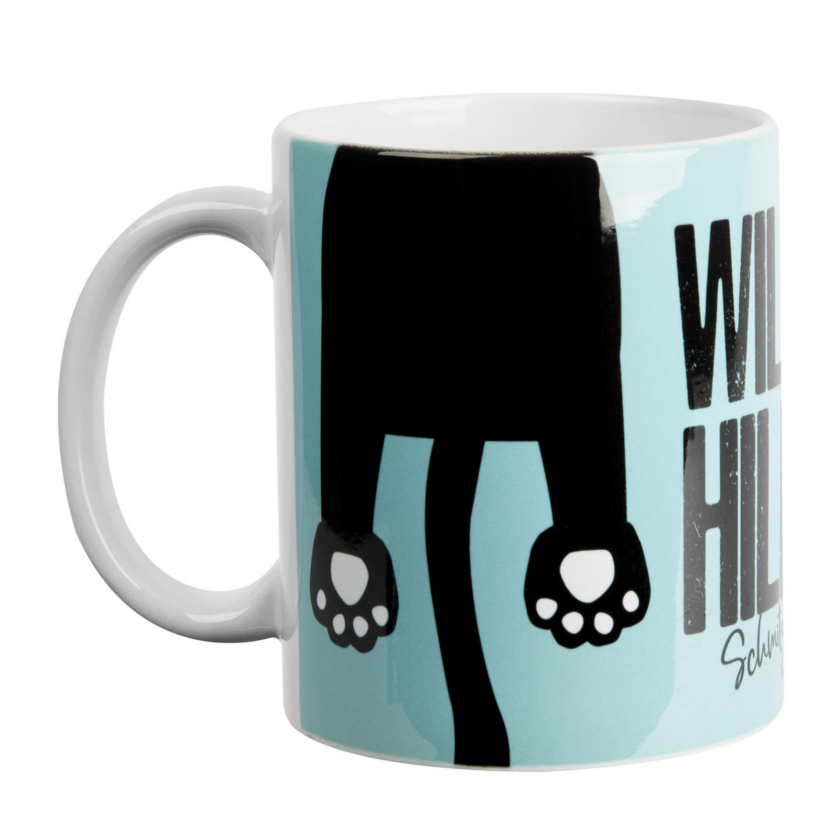 KAFFEEBECHER Ralf Schmitz Wilde Hilde Schmitz' Katze Blau 320 ml - Blau, Keramik (0.32L) - United Labels