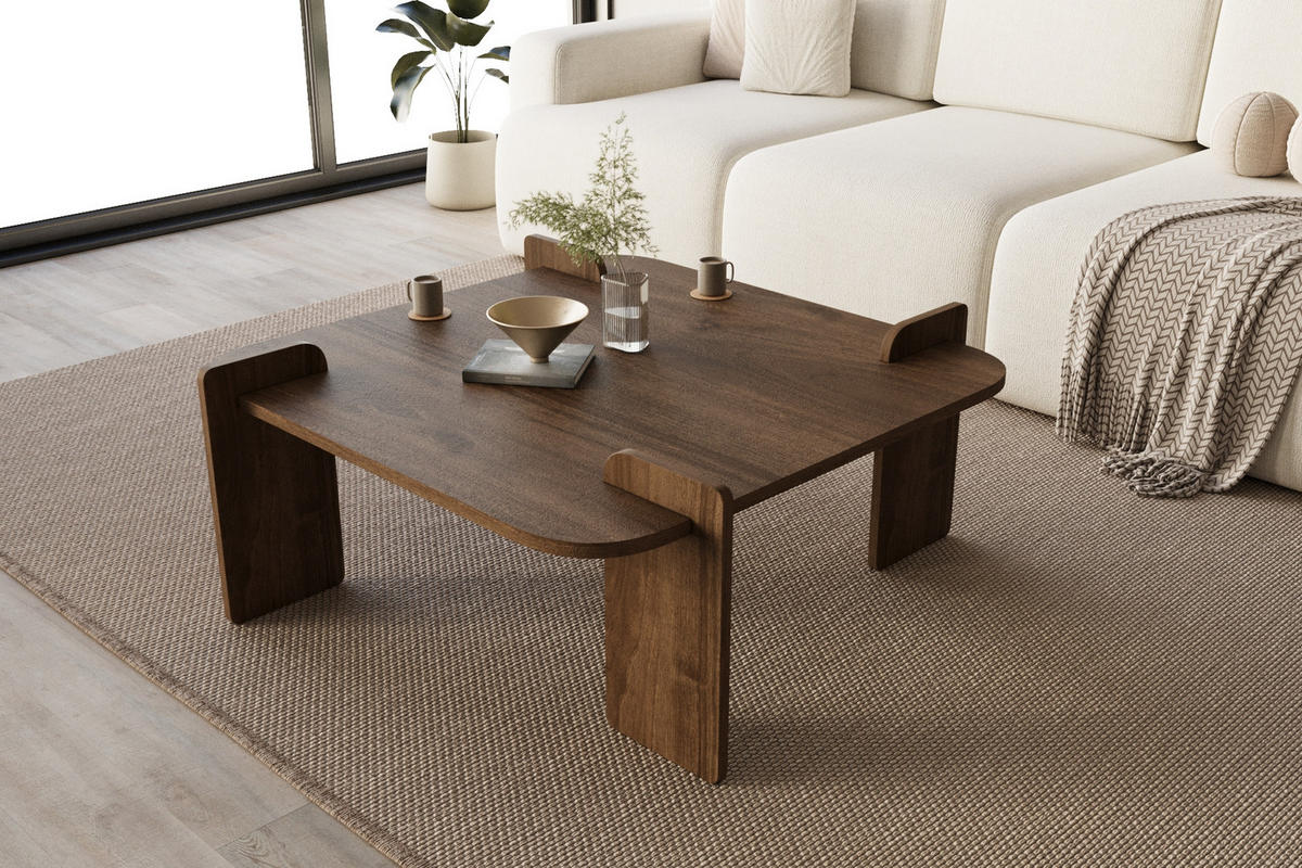 COUCHTISCH Brilliance Braun 90x90 - Braun, Holzwerkstoff (90/90/35cm) - moebel17