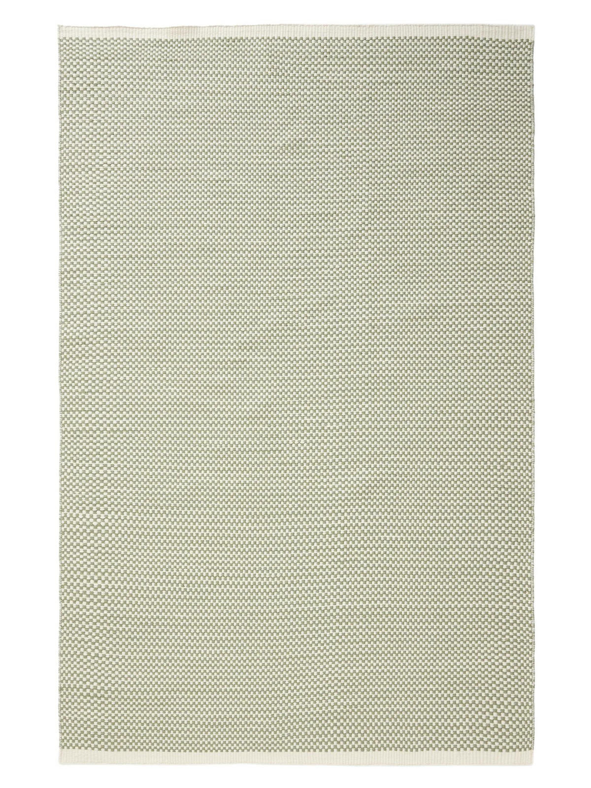 WOLLTEPPICH Laura handgewebt 250/350 cm - Grün, Naturmaterialien/Textil (250/350cm) - benuta Pure