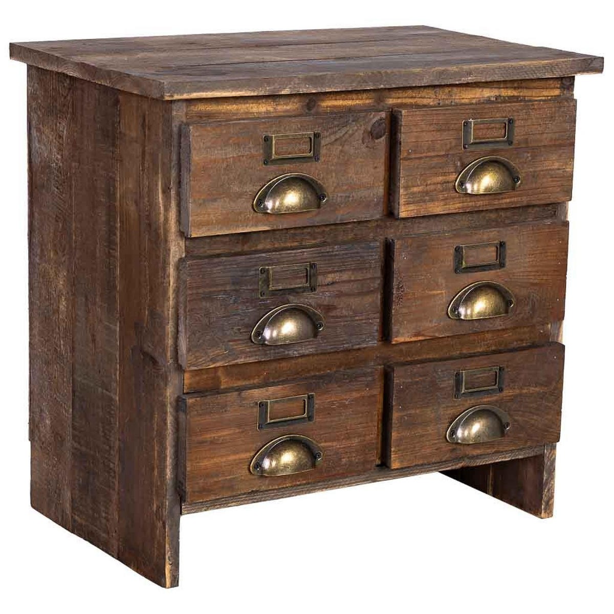 NACHTTISCH aus Holz, 49x31x46cm - Braun, Holz (48/46/31cm) - Wanderlust