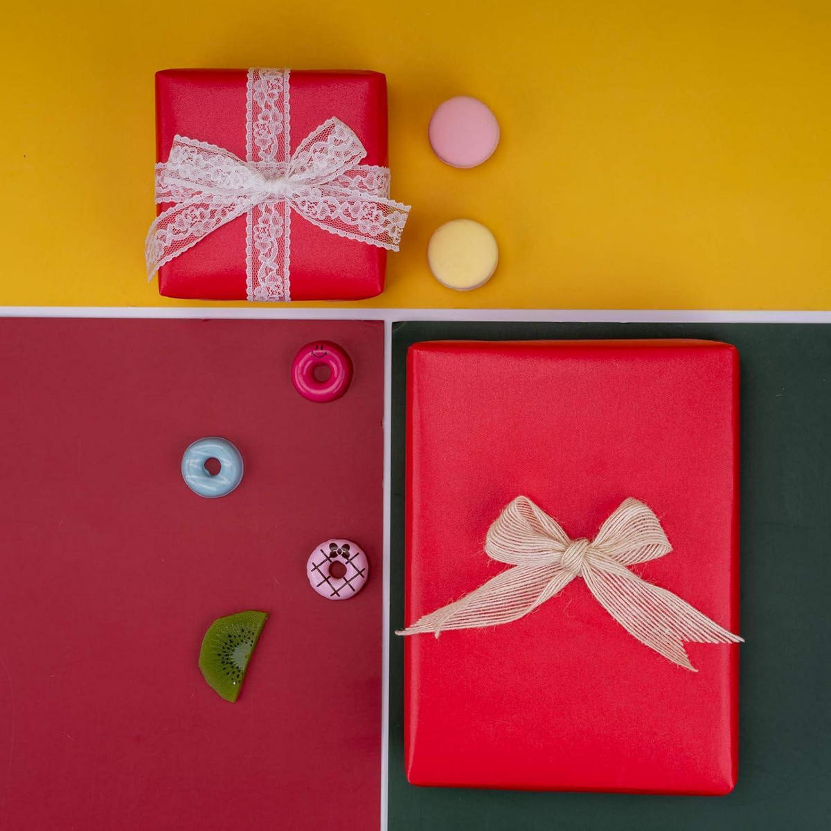 GESCHENKPAPIER Rot Matt 76 cm x 10 m - Rot, Papier (5/76/5cm)