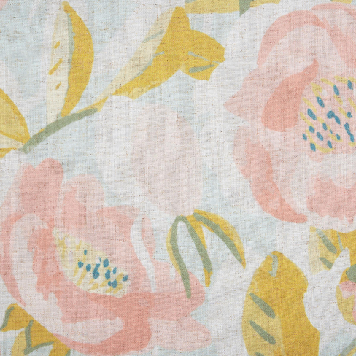 DEKOKISSEN 2er-Set Rosa 45/45 cm Zahriye - Blau/Pink, Textil (45/45cm) - Beliani