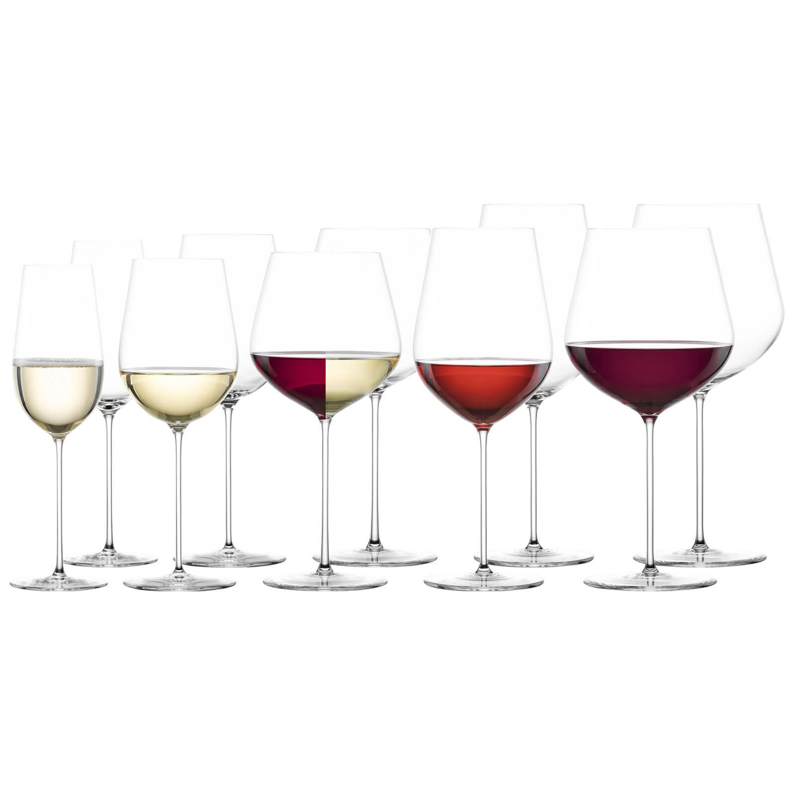 WEIN- UND CHAMPAGNERGLÄSERSET VUELO transparent 10er Set - Transparent, Glas - Zwiesel Glas