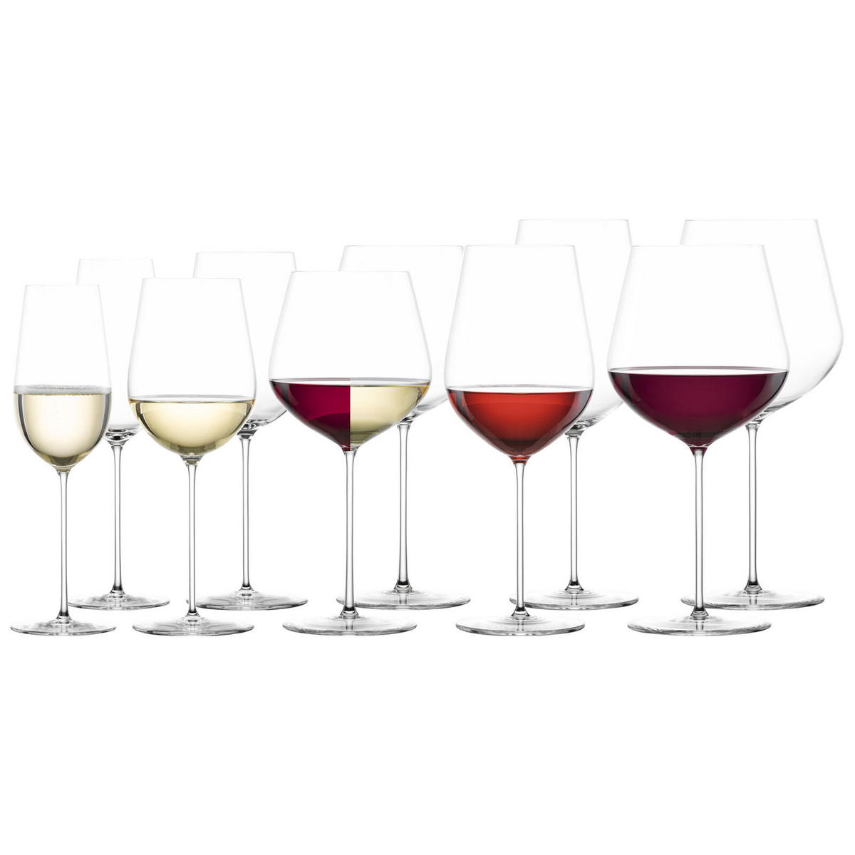 WEIN- UND CHAMPAGNERGLÄSERSET VUELO transparent 10er Set - Transparent, Glas - Zwiesel Glas