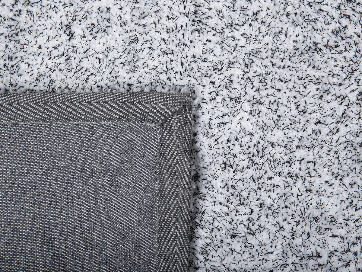 SHAGGY-TEPPICH Demre 200/200 cm - Schwarz, Kunststoff (200/200cm) - Beliani