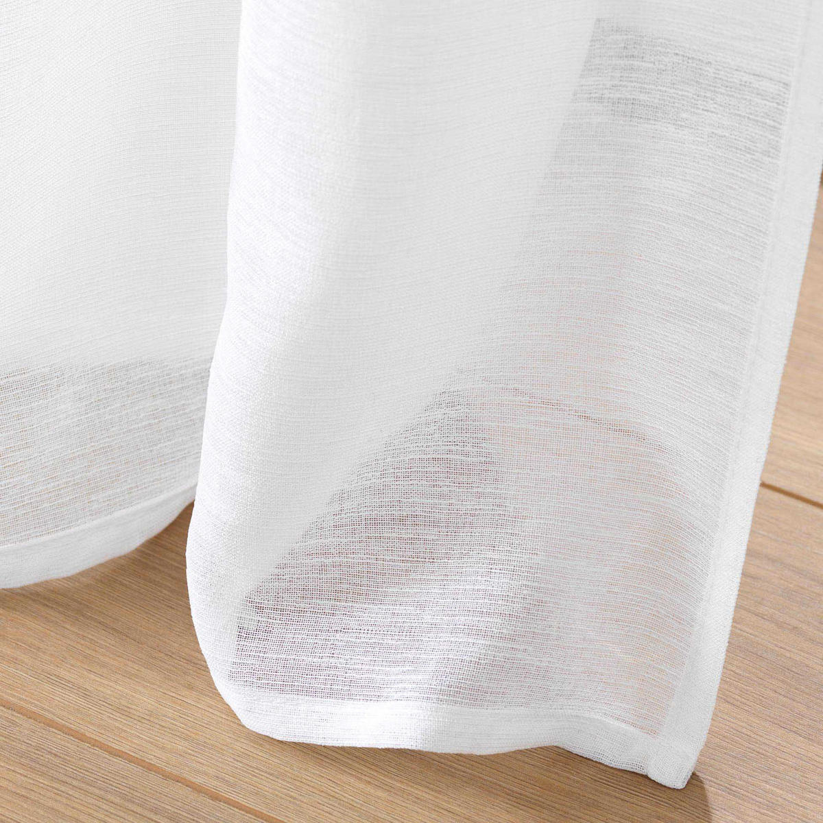 FENSTERGARDINE Frangina 140/240 cm - Weiß, Textil (240/140cm) - Douceur d´intérieur
