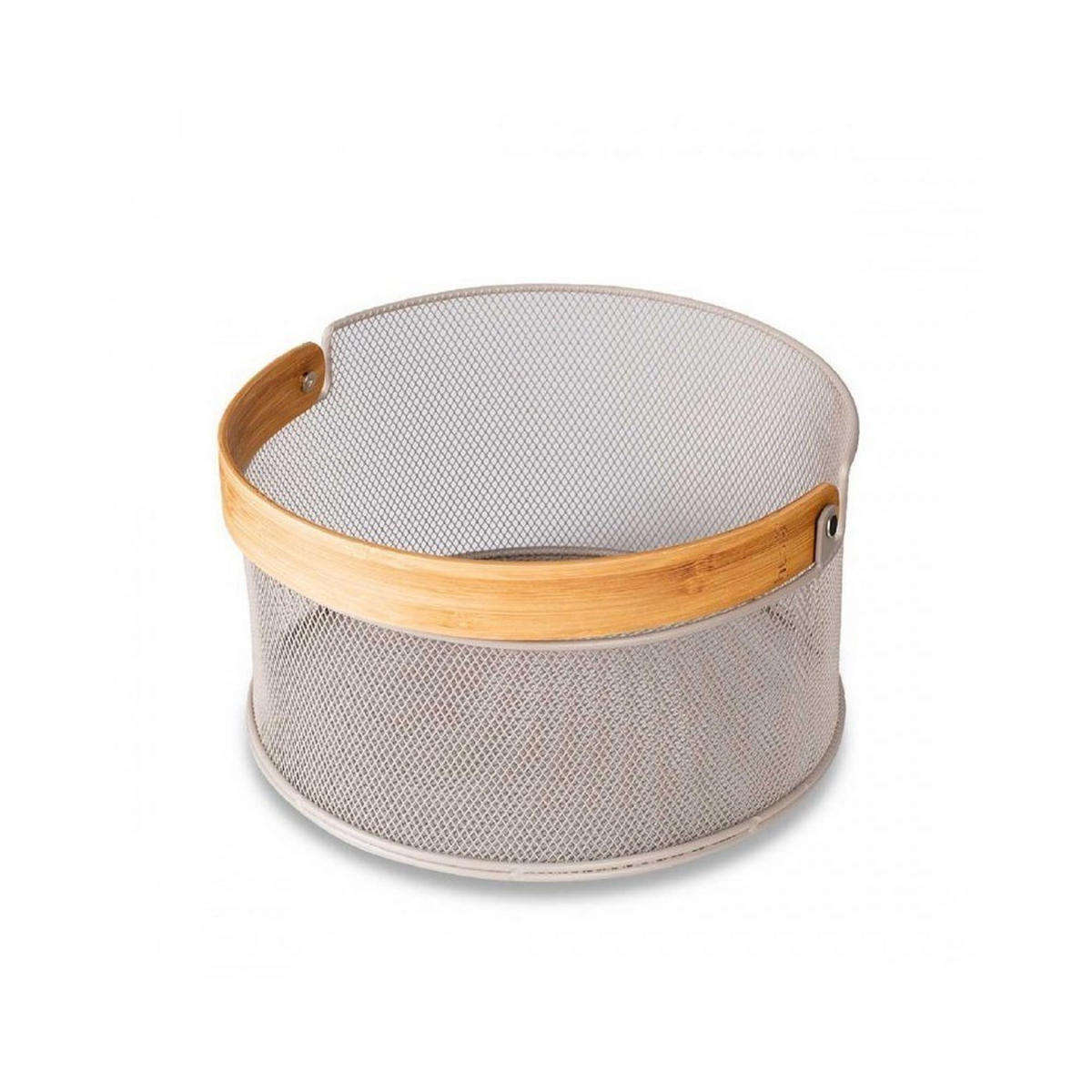 OBSTKORB Grau 25/25/14 cm 73947 - Grau, Holz (25/14cm) - Husla 