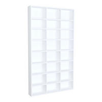 BÜCHERREGAL Askvoll - Weiß, Holzwerkstoff (102/178/16cm) - [en.casa]