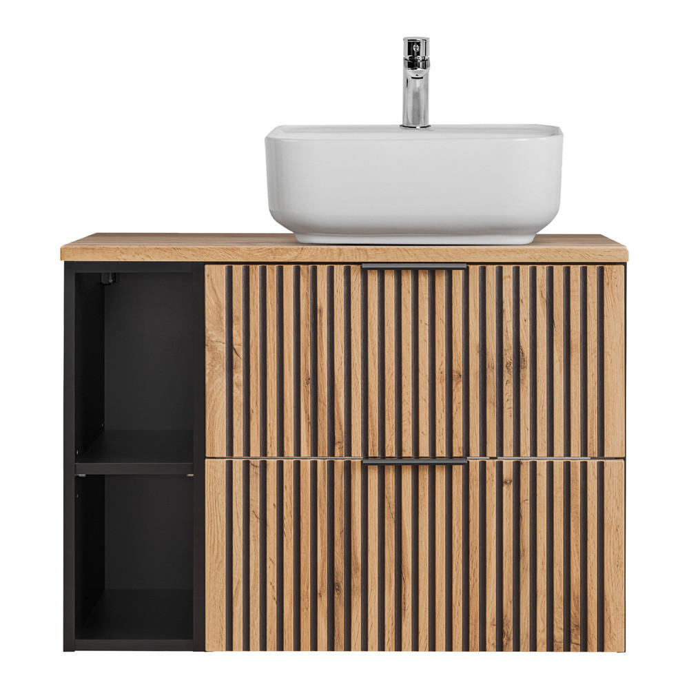 Lomado Waschtisch Braun 81x73x47 cm