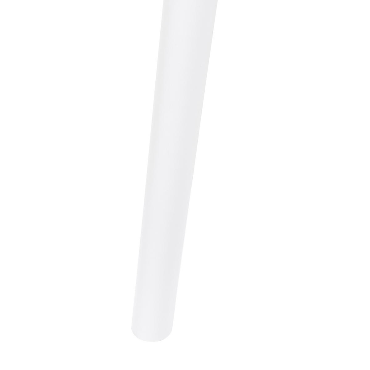 ESSZIMMERSTUHL 2er-Set Kunststoff/Kunstleder weiß Fomby - Weiß, Kunststoff (45/82/43cm) - Beliani
