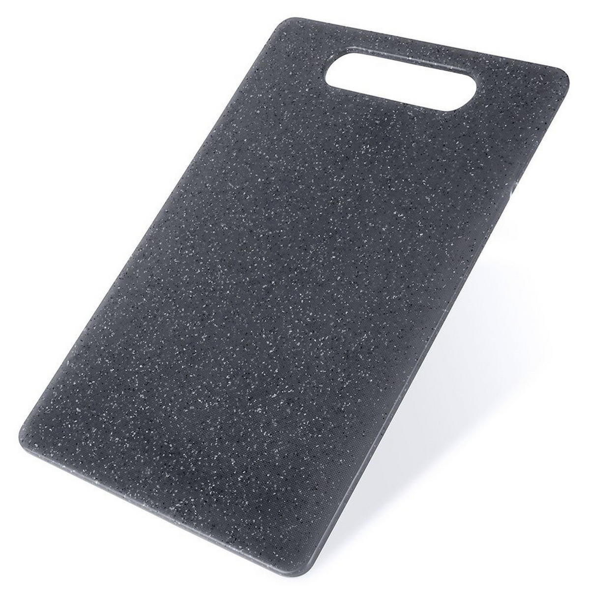 SCHNEIDEBRETT Granitoptik grau - Grau, Kunststoff (15/24cm) - Orion 