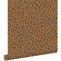 TAPETE Punkte 53 cm x 10.05 m - Orange, Papier (53/0.1cm) - ESTAhome