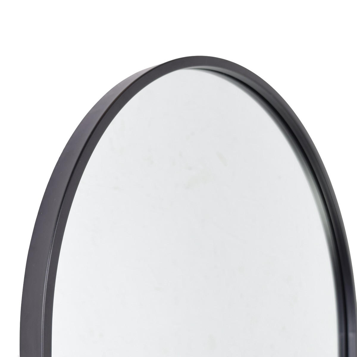 WANDSPIEGEL Boston Schwarz - Schwarz, Metall (50/80/4cm) - Fragix
