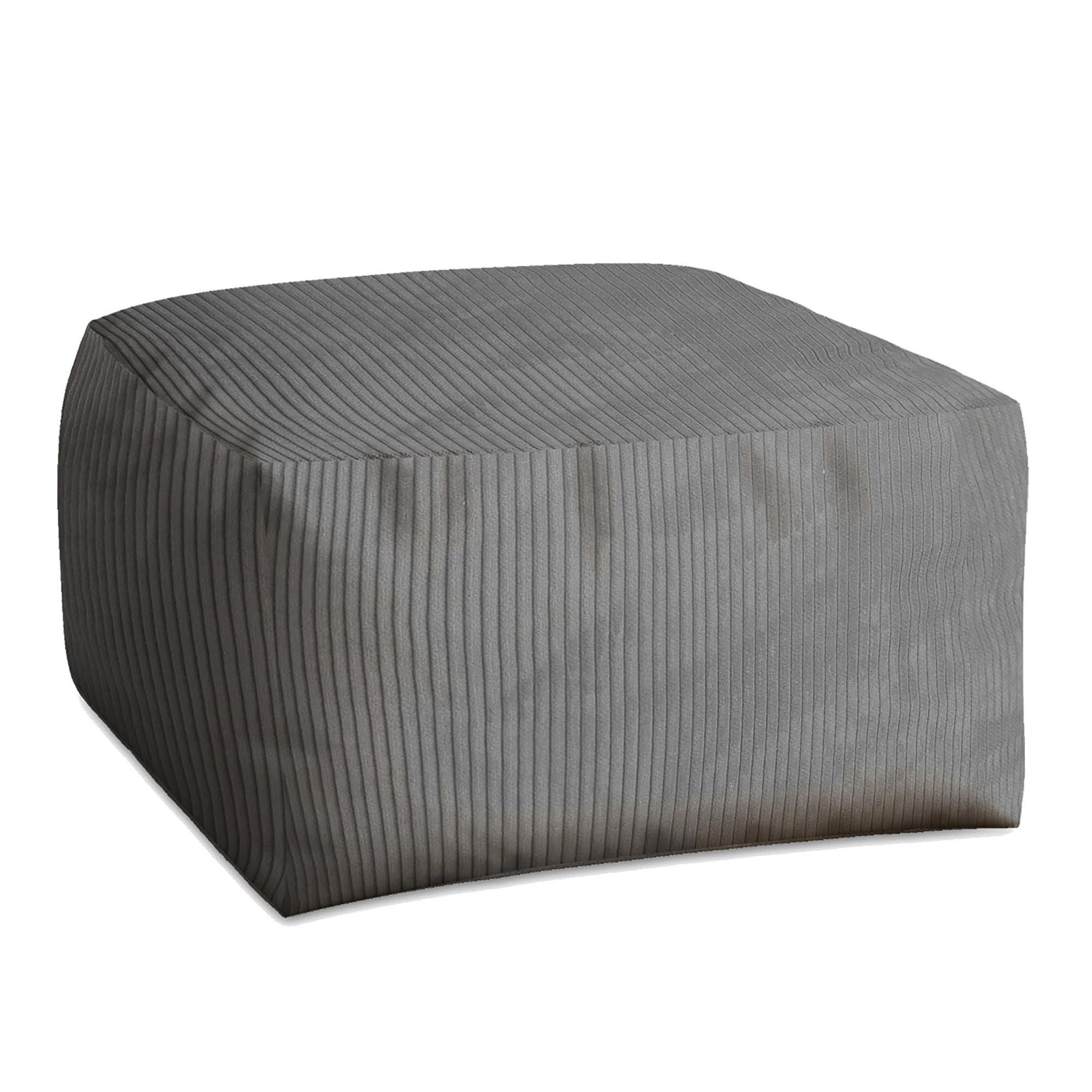 SITZSACK COMFORT Frost Gray - Grau, Textil (70/40/70cm) - Dreamroots