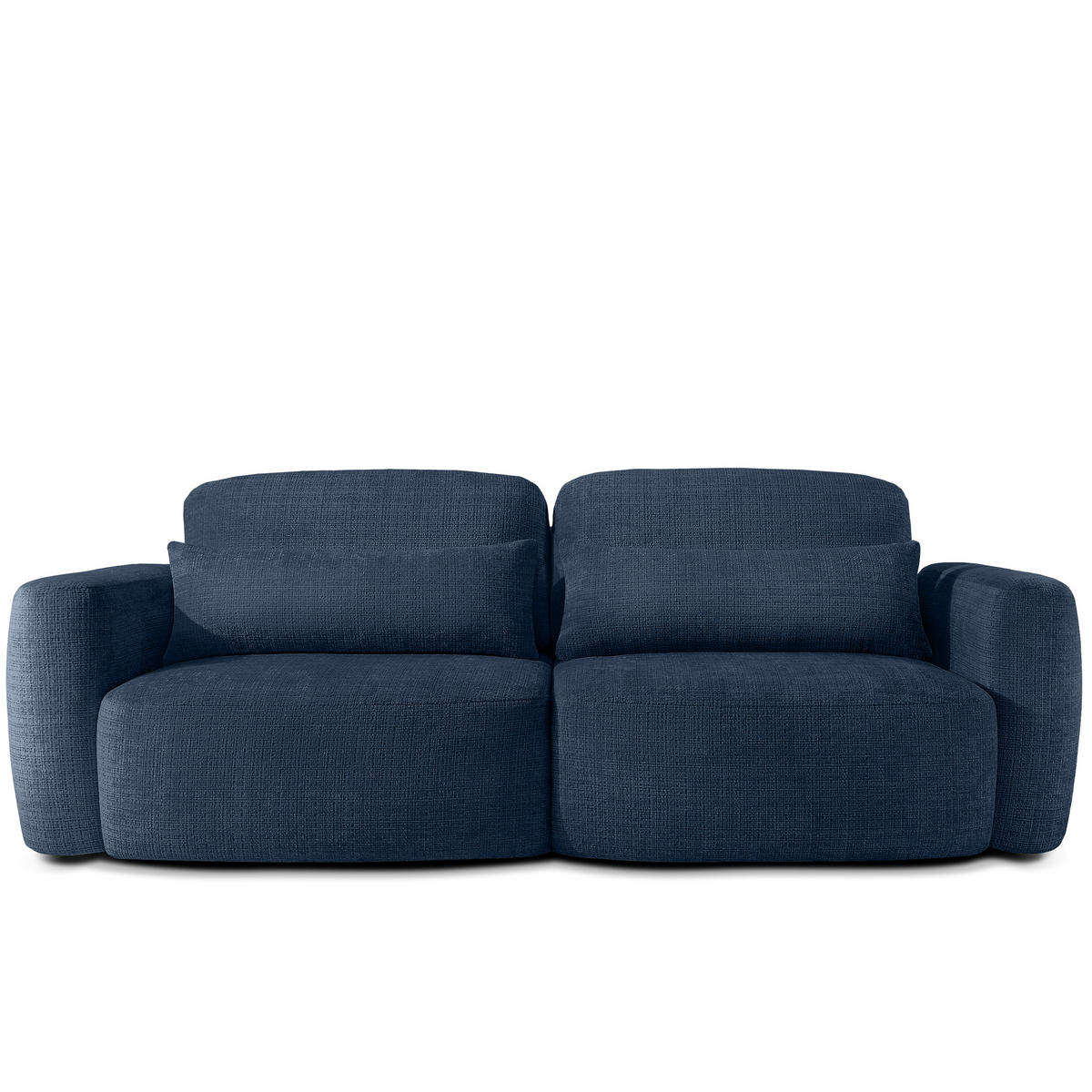 SITZGARNITUR ELOSA - Dunkelblau, Holz/Textil (245/85/115cm) - KONSIMO®