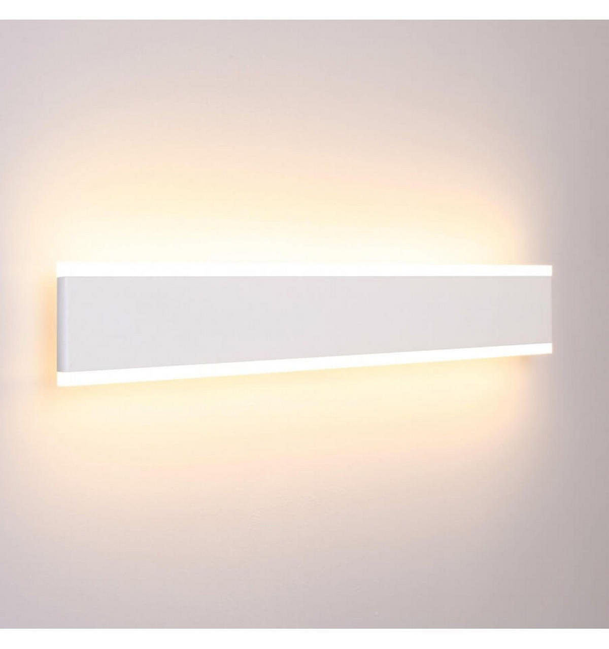 WANDLEUCHTE Bastia, Weiß, 50cm - Weiß, Metall (7.5/50/50cm) - KOSILUM