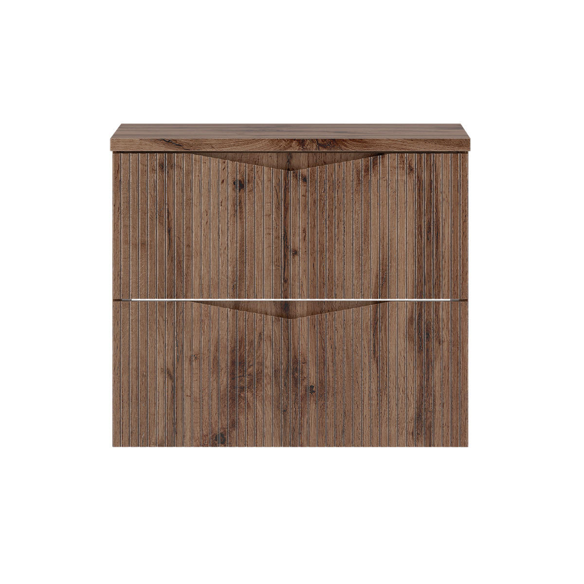 WASCHTISCHUNTERSCHRANK 60.6cm Tao Holz - Braun, Holzwerkstoff (60.6/52.2/46.5cm) - Petits-meubles