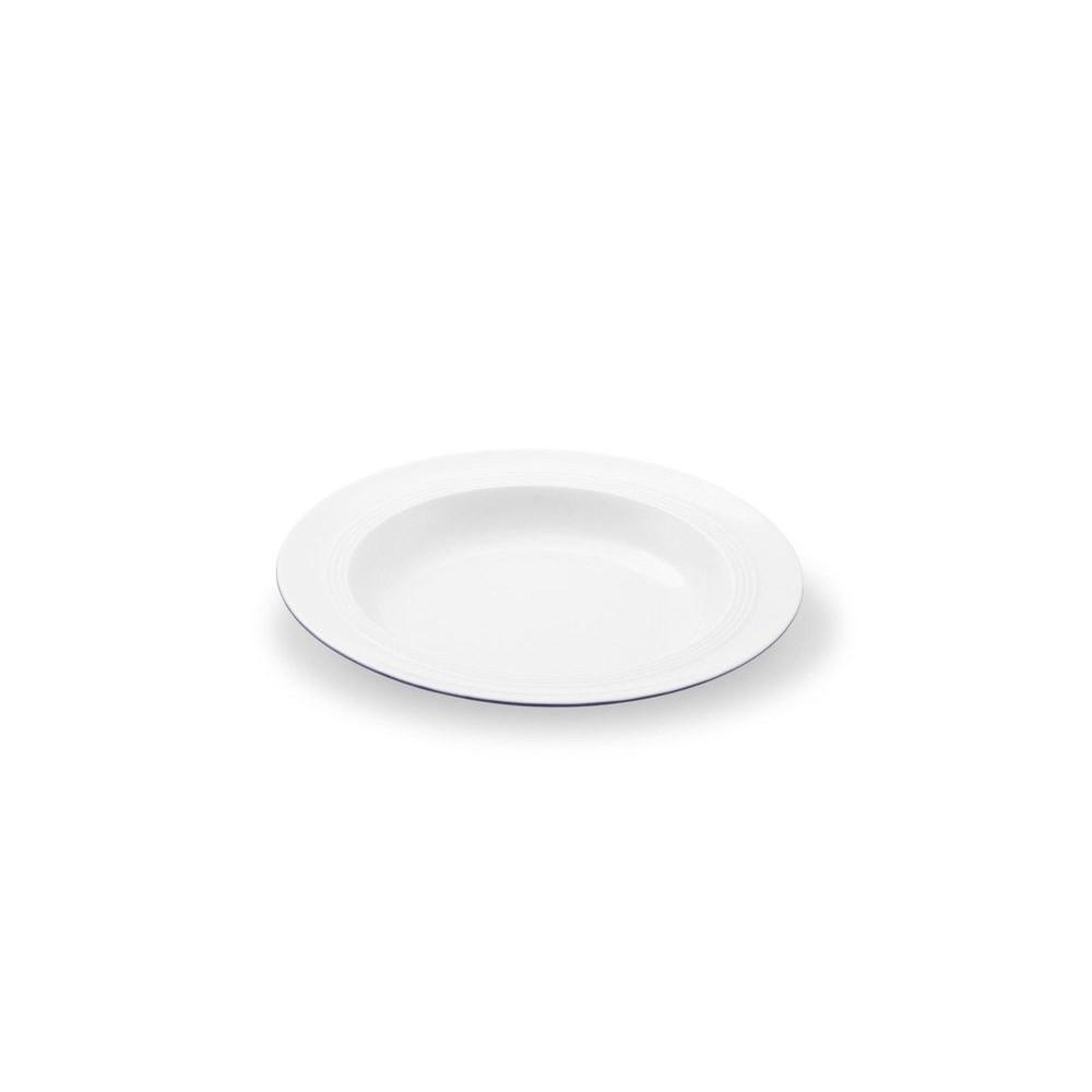 TELLER Weiß 24/24/5 cm F5910154011 - Weiß, Keramik (23cm) - Friesland 