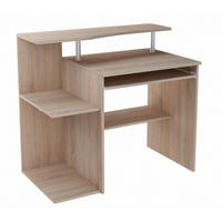 COMPUTERTISCH mit 5 Einlegeböden in sonoma - Sonoma Eiche, Holz (100/58/91cm) - Home Collective