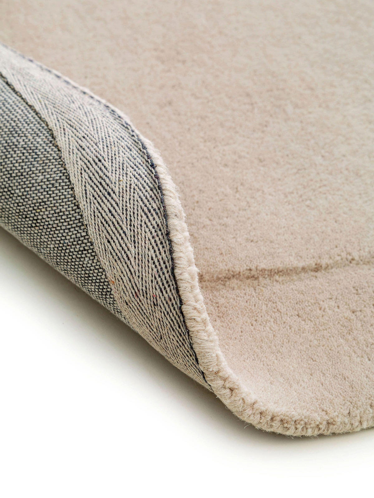 WOLLTEPPICH Shape Cream 80x250 cm - Creme, Textil (80/250cm) - benuta Pure