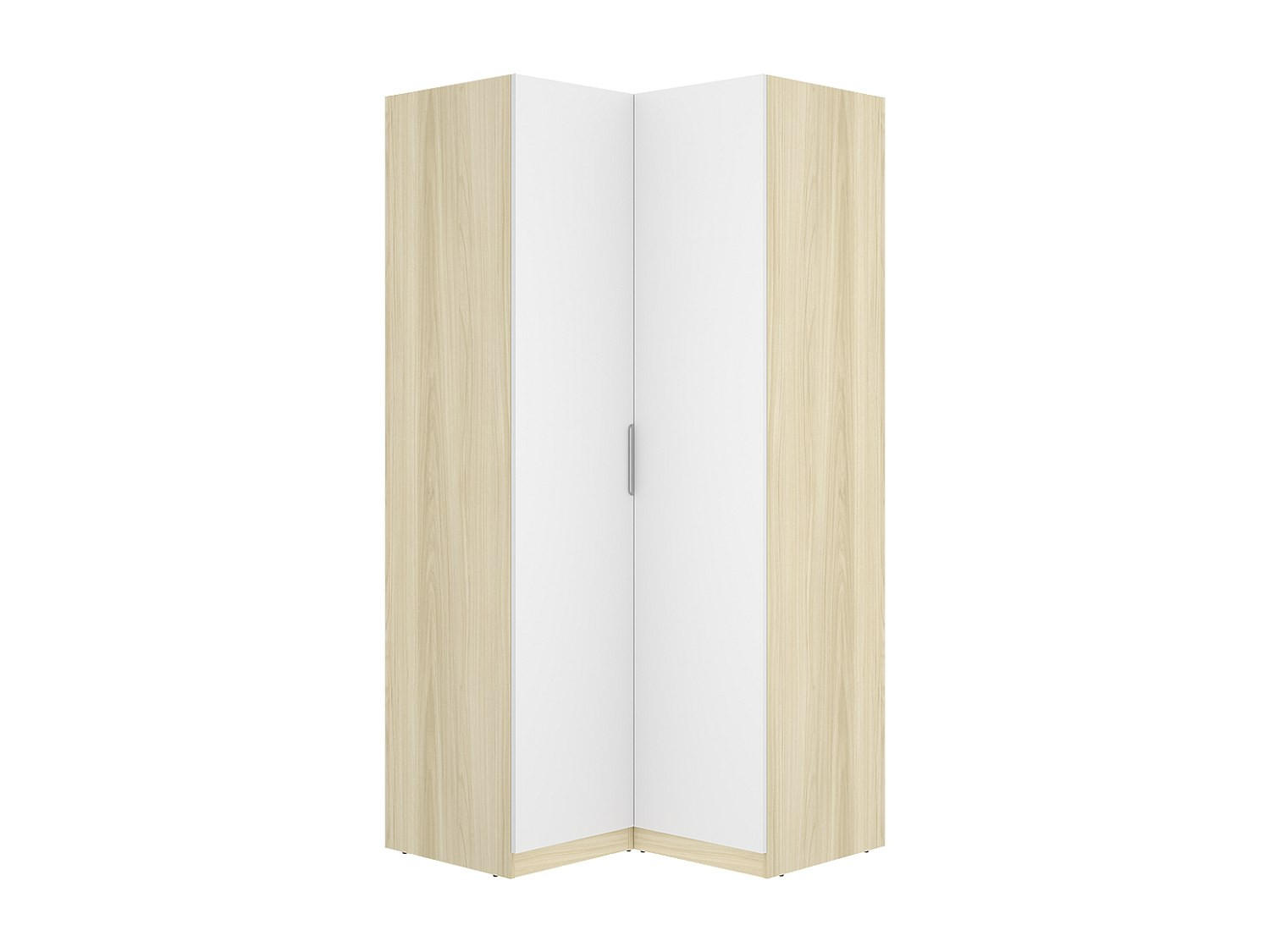 Vente-Unique Kleiderschrank Weiß 96.9x203.5x51.4 cm