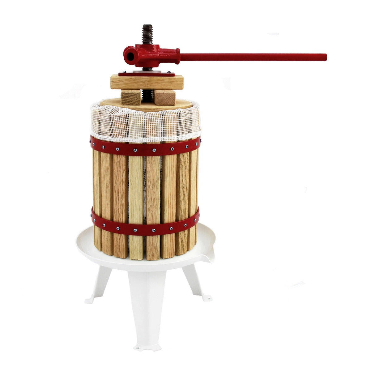 OBSTPRESSE KuKoo 18Liter - Dunkelrot, Metall (38/71/38cm) - Kukoo