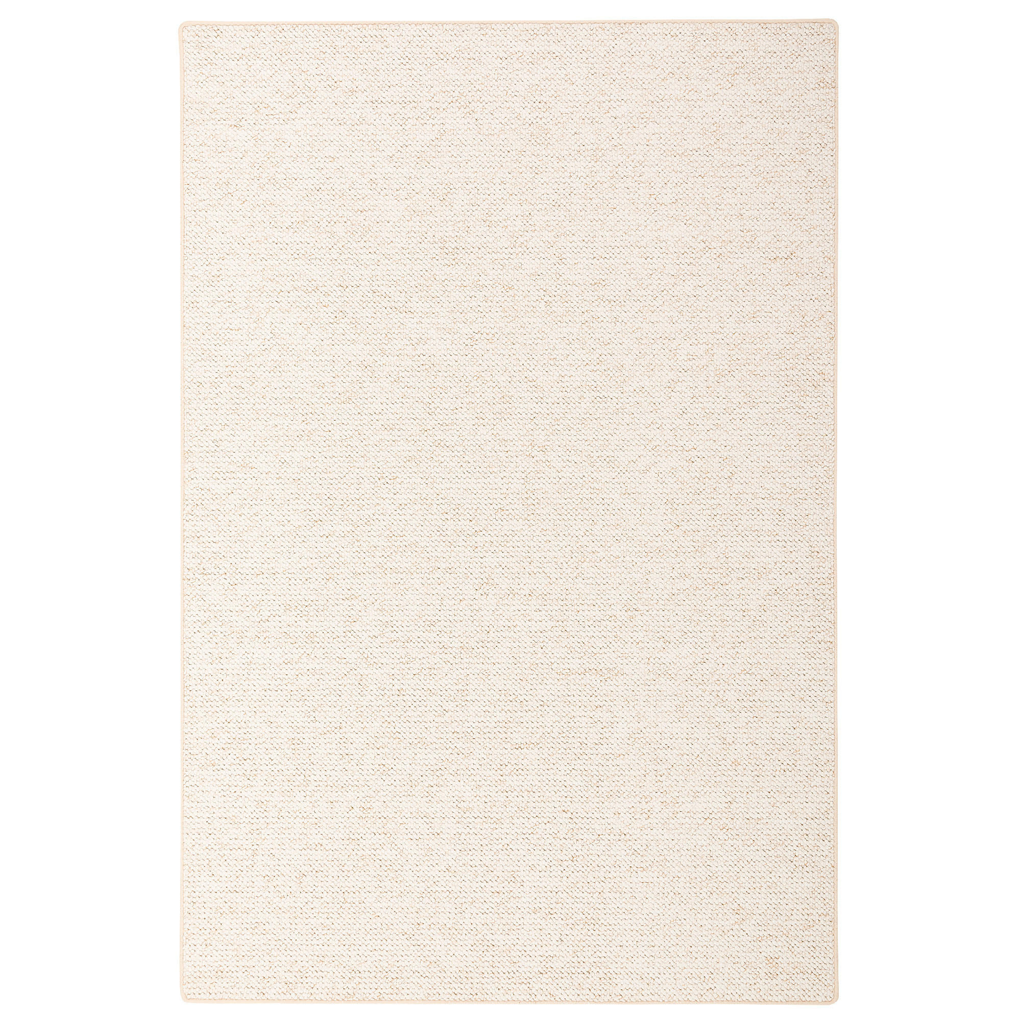 LUXUS WOLL-OPTIK BERBER JUNA MELIERT - Beige, Textil (133/133cm) - Snapstyle