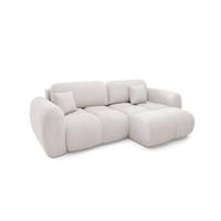 ECKSOFA Livio 3 Sitzplätze Weiß - Weiß, Holz (270/165cm) - Petits-meubles