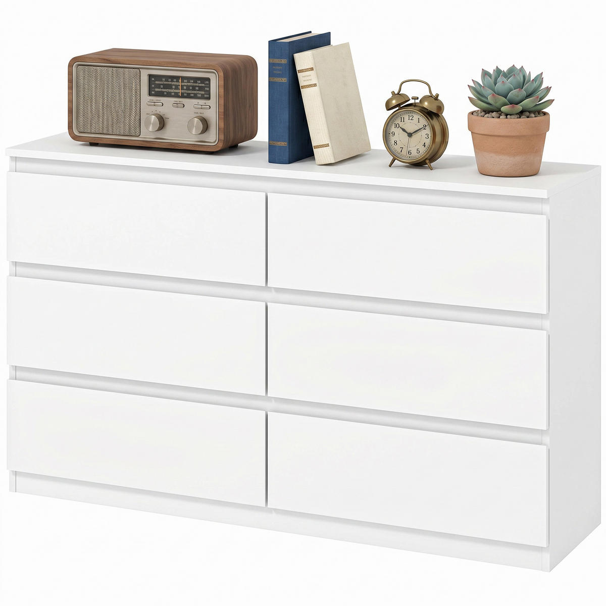 NACHTTISCH Weiß 1 Stück - Weiß, Kunststoff (112/75/34cm) - GiPP