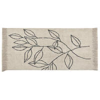 KURZFLOR-TEPPICH Sazli 150/80 cm - Beige, Textil (80/150cm) - Beliani