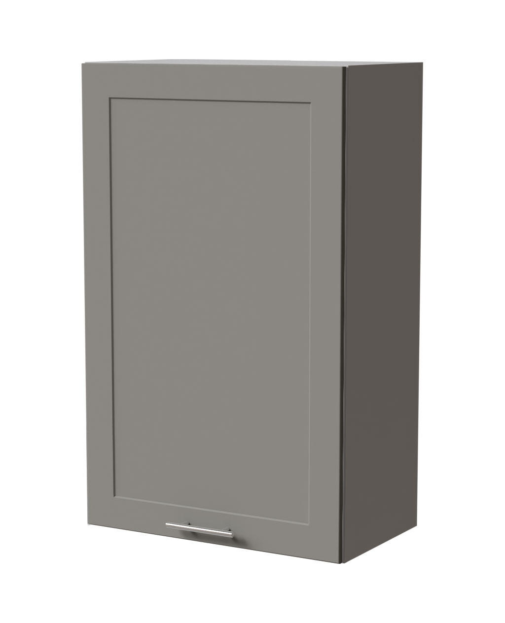 HÄNGESCHRANK Oslo W4/60/1 Grau / Dust Grey Matt 60 / 32,5 / 96cm - Grau, Holz/Holzwerkstoff (60/96/32.5cm) - Feldmann-Wohnen