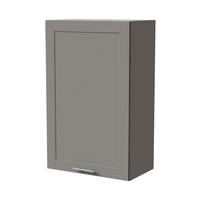 HÄNGESCHRANK Oslo W4/60/1 Grau / Dust Grey Matt 60 / 32,5 / 96cm - Grau, Holz/Holzwerkstoff (60/96/32.5cm) - Feldmann-Wohnen