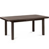 ESSTISCH COSPE ausziehbar bis 200cm, Walnuss dunkel - Walnussfarben, Holz (160/77/90cm) - KONSIMO®