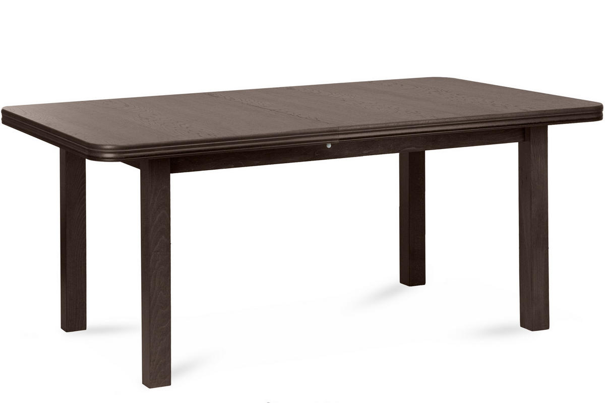 ESSTISCH COSPE ausziehbar bis 200cm, Walnuss dunkel - Walnussfarben, Holz (160/77/90cm) - KONSIMO®